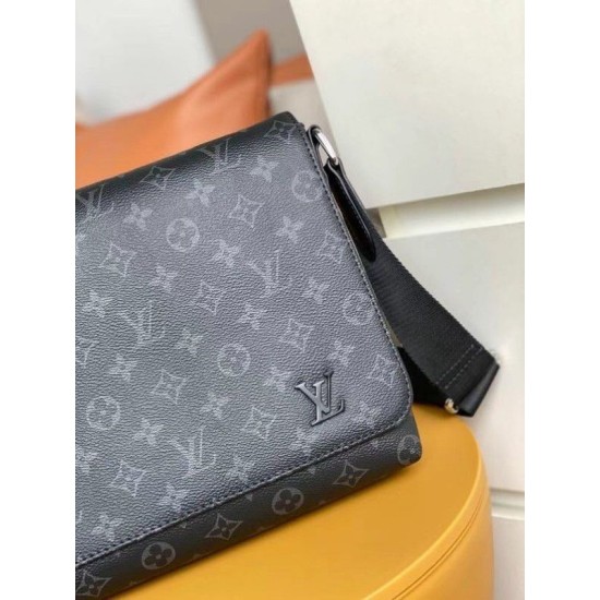Replica Louis Vuitton District PM Bag Monogram Eclipse M45272