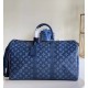 Fake Louis Vuitton Keepall Bandouliere 50 Monogram Shadow M45731 Replica