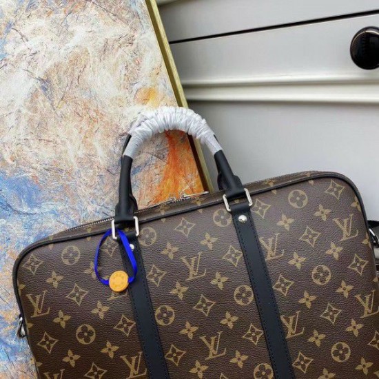 Fake Louis Vuitton Porte-Documents Voyage PM Monogram Macassar M52005 Replica Replica Louis Vuitton Porte-Documents Voyage PM Monogram Macassar M52005