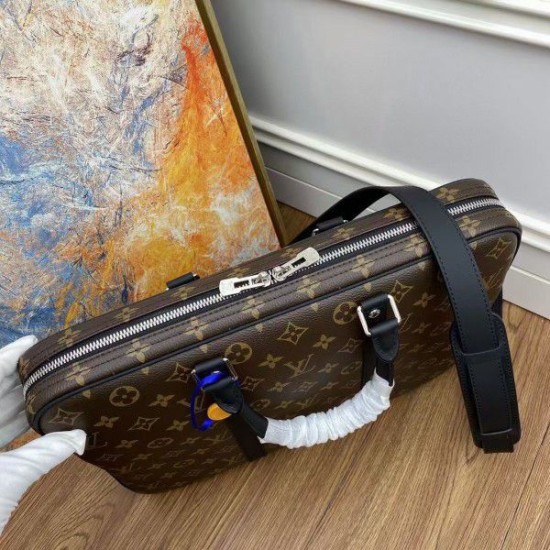 Fake Louis Vuitton Porte-Documents Voyage PM Monogram Macassar M52005 Replica Replica Louis Vuitton Porte-Documents Voyage PM Monogram Macassar M52005