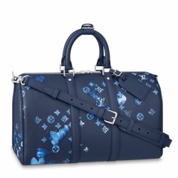 Replica Louis Vuitton Keepall Bandouliere 40 Ink Watercolor M57845