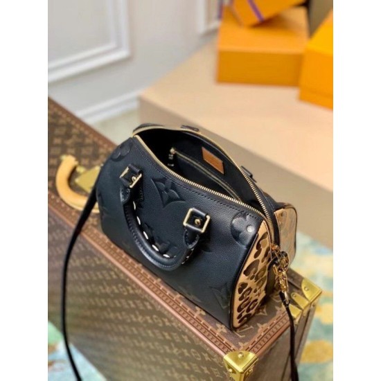 Fake Louis Vuitton Speedy Bandouliere 25 Bag Monogram Empreinte M58524 Replica