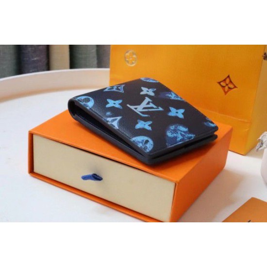 Replica Louis Vuitton Slender Wallet Ink Watercolor M80464