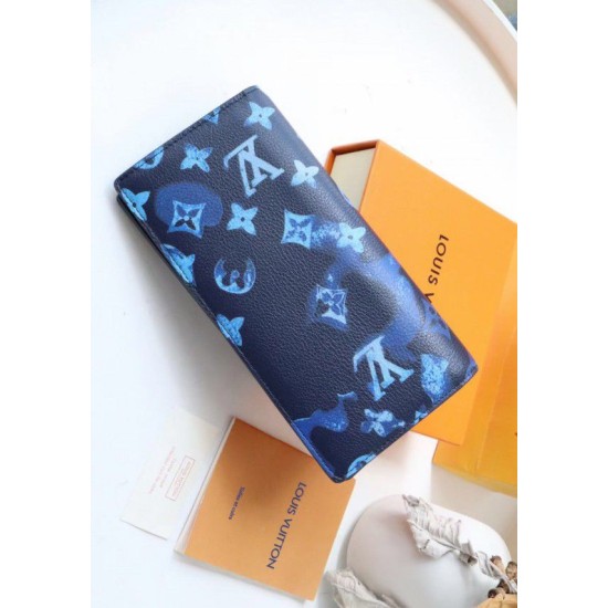 Replica Louis Vuitton Brazza Wallet Ink Watercolor M80465