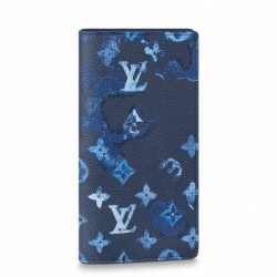 Replica Louis Vuitton Brazza Wallet Ink Watercolor M80465