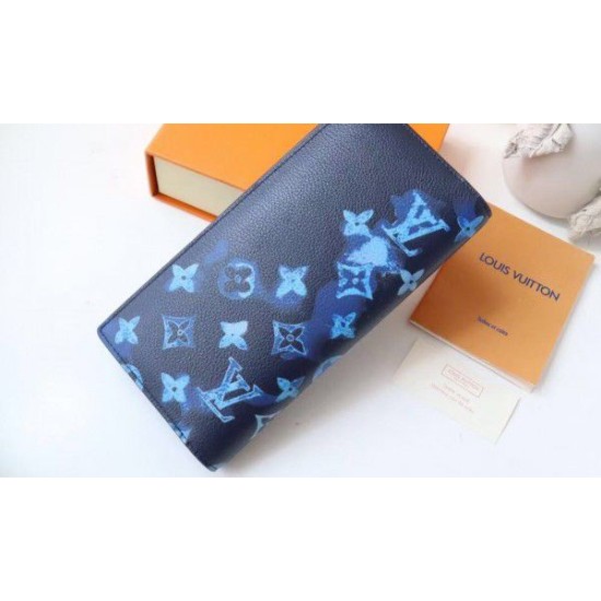 Replica Louis Vuitton Brazza Wallet Ink Watercolor M80465