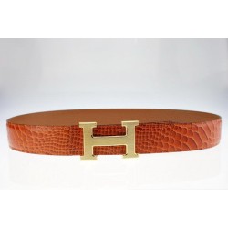 Replica Hermes Camel Snake Vene Leather HB122 Belt Replica Hermes Camel Snake Vene Leather HB122 Belt