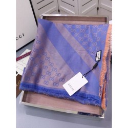 Replica Gucci Classic Silk cashmere 140 x 140cm Blue