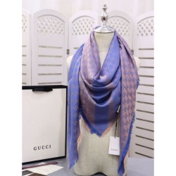 Replica Gucci Classic Silk cashmere 140 x 140cm Blue
