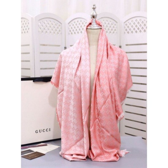 Replica Gucci Classic Silk cashmere 140 x 140cm Pink