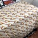 Fake Gucci Cashmere Scarf With Stirrups Print 140 x 140 Black Replica