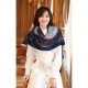 Replica Gucci Wool Silk Scarf 100 x 200 Blue