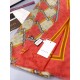 Replica Gucci Classic GG wool Jacquard Scarf 100 x 200 Orange