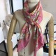 Replica Gucci GG Silk Scarf 140 x 140 Rose