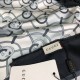 Replica Gucci GG Silk Scarf 140 x 140 Black