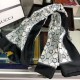 Replica Gucci GG Silk Scarf 140 x 140 Black