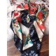 Replica Gucci GG Silk Scarf 140 x 140 Black