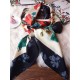 Replica Gucci GG Silk Scarf 140 x 140 Black