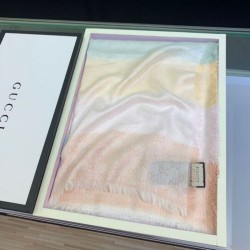 Fake Gucci GG Jacquard Wool Shawl 130 x 130 Pink Replica
