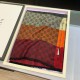 Replica Gucci GG Jacquard Wool Shawl 130 x 130 Red