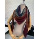 Replica Gucci GG Jacquard Wool Shawl 130 x 130 Red