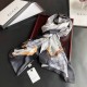 Fake Gucci Long Silk scarf with Flora Print 70 x 180cm Replica