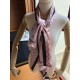Replica Gucci Long Silk scarf with Bee Print 70 x 180cm Apricot