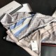 Replica Gucci Long Silk scarf with Bee Print 70 x 180cm Gray