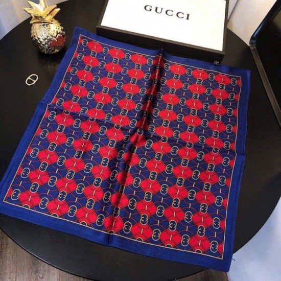 Replica Gucci Classic Schawl 50 x 50 Blue