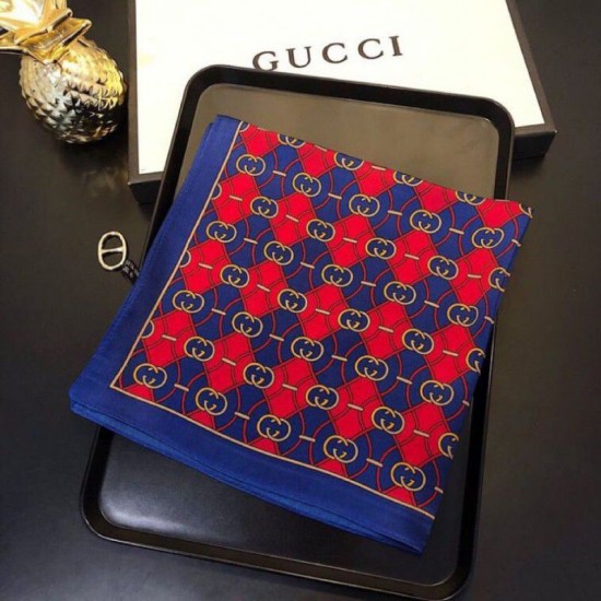 Replica Gucci Classic Schawl 50 x 50 Blue