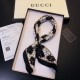 Fake Gucci Classic Schawl 50 x 50 Black Replica