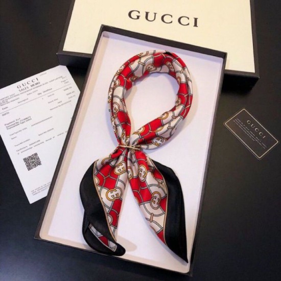Replica Gucci Classic Schawl 50 x 50 Red