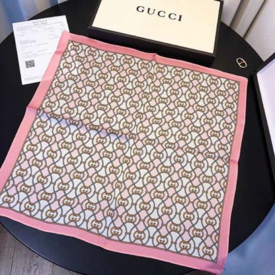 Replica Gucci Classic Schawl 50 x 50 Pink