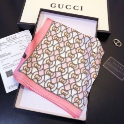 Replica Gucci Classic Schawl 50 x 50 Pink