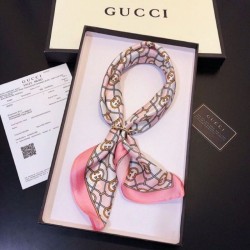 Replica Gucci Classic Schawl 50 x 50 Pink