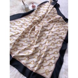 Replica Gucci Scarf With Stirrups Print 90 x 90 Red
