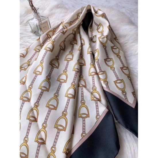 Replica Gucci Scarf With Stirrups Print 90 x 90 Red