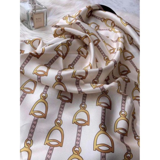 Replica Gucci Scarf With Stirrups Print 90 x 90 Red