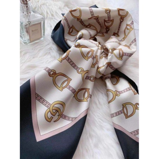 Replica Gucci Scarf With Stirrups Print 90 x 90 Red