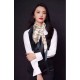Replica Gucci Scarf With Stirrups Print 90 x 90 Red