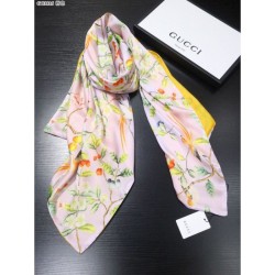 Replica Gucci Silk Cashmere 70 x 180cm Rose