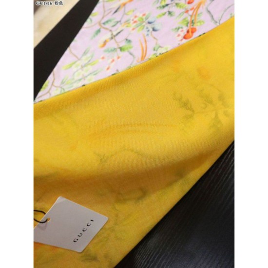 Replica Gucci Silk Cashmere 70 x 180cm Rose
