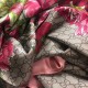 Replica Gucci GG Bouquets Print Silk Scarf 140 x 140 Red