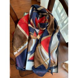 Replica Gucci Soft Silk Scarf 110 x 190cm Red