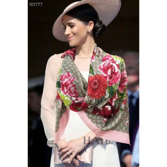 Replica Gucci Soft Silk Scarf 110 x 190cm Red