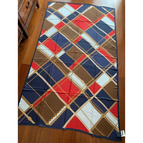 Replica Gucci Soft Silk Scarf 110 x 190cm Red
