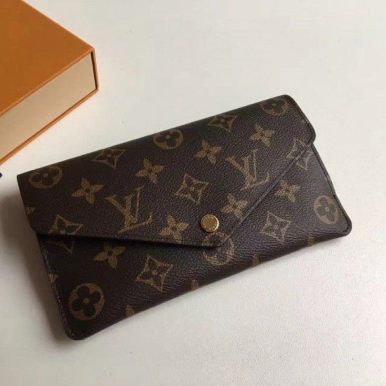 Fake Louis Vuitton Jeanne Wallet Monogram Canvas M62202 Replica