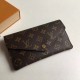 Fake Louis Vuitton Jeanne Wallet Monogram Canvas M62202 Replica