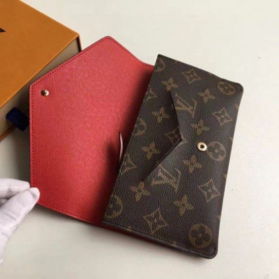 Fake Louis Vuitton Jeanne Wallet Monogram Canvas M62202 Replica