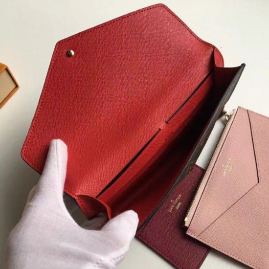 Fake Louis Vuitton Jeanne Wallet Monogram Canvas M62202 Replica